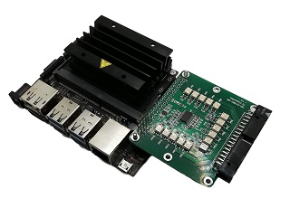 DIO-0/16RC-IRCをスタックしたNVIDIA Jetson Nano 開発者キット